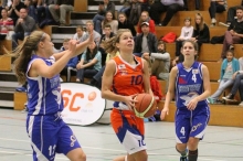 Keine Ermüdungserscheinungen: ASC-Flügelspielerin Karolina Jandová spielte in Hofheim 40 Minuten durch und war nur schwer zu stoppen. Zu ihren 23 Punkten kamen noch zehn Rebounds hinzu.