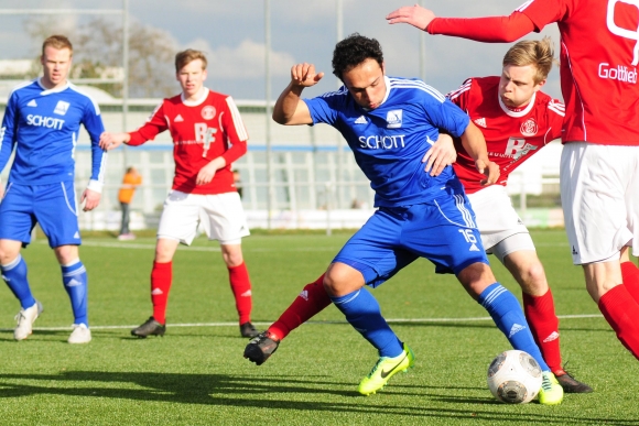 Adem Kaya erzielte im Heimspiel gegen den FV Dudenhofen das einzige Tor. Am Sonntag wird er zunächst auf der Bank sitzen.