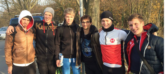 Die jungen Wilden setzen erste Ausrufezeichen (von links): Jannis Seidenfaden, Elias Dreismickenbecker, Jason Osborne, Christoph Thiem, Philipp Grebner und Moritz Moos.