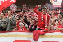 Bis zum 2. Jui müssen die 05-Fans sich gedulden, dann können sie ihre Mannschaft wieder feiern.