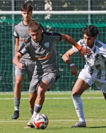 Patrik Pavlicic hatte mit seinen Dribblings in der bisherigen Saison wenig Glück, gegen die TSG Jockgrim klappte es nun endlich einmal, es war immerhin sein elfter Saisontreffer.