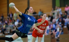 Emily Reese sammelte in Oeffingen als Siebenmeterschützin sowie aus dem Feld insgesamt sieben Treffer für die Sportfreunde.