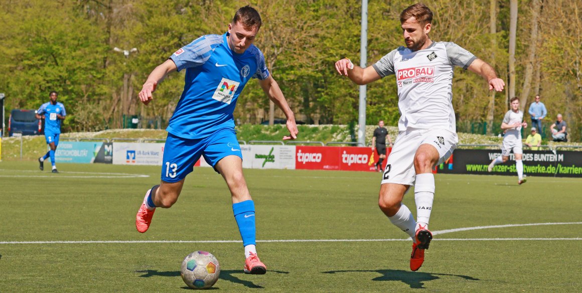 Yannik Ischdonat (l.) wird dem SV Gonsenheim am Sonntag und wahrscheinlich auch am Mittwoch fehlen.