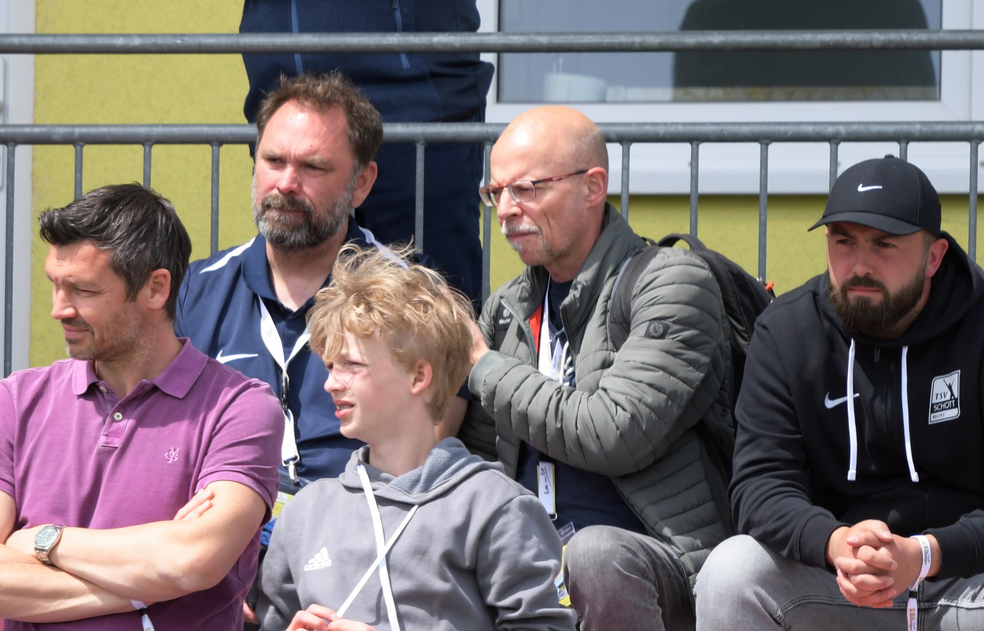 Sascha Meeth (l.), Urgestein Marco Senftleben (r.) und eine Legende: Ex-05-Torjäger Benjamin Auer (v.l.), seines Zeichens Pirmasenser.