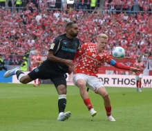 Am letzten Spieltag trafen Jonathan Burkardt und Jonathan Tah aufeinander, in den nächsten Tagen machen sie im Namen des DFB gemeinsame Sache.
