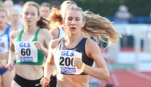Mit ihrer 800-Meter-Zeit krönte Emma Kaul ihren ersten 6000er-Siebenkampf.