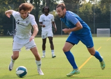 Donat Bodog  (l.) und Fontana Finthen wollen erneut eine starke Hinrunde spielen, danach aber nicht wieder einbrechen.
