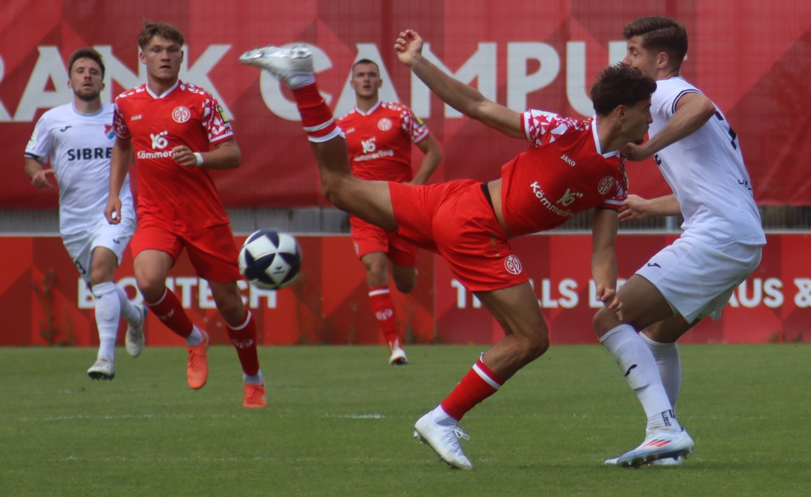 Lovis Bierschenk hatte im abschließenden Test der U23 in der zweiten Halbzeit einige gute Offensivszenen.
