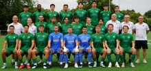 Der Kader der TuS Marienborn II, hinten von links: Müslüm Deliaslan, Salomo Akani, Luka Maric, Maximilian Rund, MyungJin Song, Marko Nauth, Ante Parlov, Nazar Khalymivskyi. Mitte v.l.: Tobias Mohr (Torwarttrainer), Lasse May (Kotrainer), Paul Hofmann, Pero Filtzinger, Marcel Baron, Armin Paulus, Frederik Sorg, Tirapath Anekvarangkul, Stephan Lampert (Trainer), Dietmar Hofmann (Vorsitzender), Guido Ritz (Sportlicher Leiter).  Vorne v.l.: Robin Lampert, Niko Savic, Neil Penner, Daniel Günther, Paul Bienefeld, Patrick Stofleth, Tobias Schuh, Luis Biebl, Noah Zacharias.