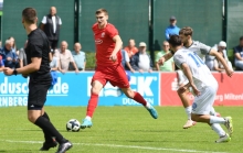 Dominik Ahlbach war einer von vier Schott-Spielern, die sowohl in Alzenau als auch in Pfeddersheim in der Anfangsformation standen.