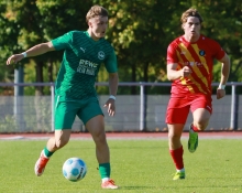 Es war eine Verschleißpartie gegen die Billigheimer: Luca Kurth humpelte kurz vor dem Ende vom Feld.