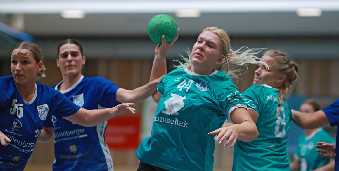 Xenia Poth war mit ihren vier Feldtoren zusammen mit Marie Tomaschek erfolgreichste Schützin beim Rundenauftakt mit dem TV Bodenheim.