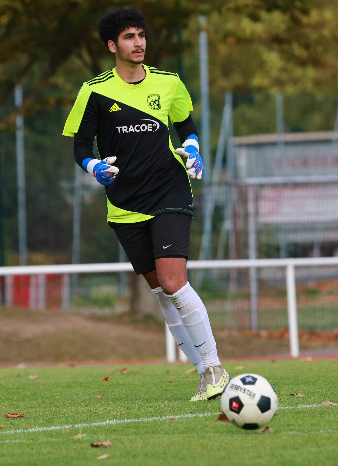 Sharif Abugameh, hier noch im Trikot des FSV Nieder-Olm, auf den er am Sonntag mit dem FSV Saulheim trifft.
