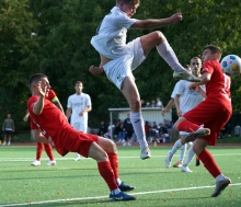Den macht nicht jeder: Luis Kersthold traf in der 84. Minute zum 1:1.