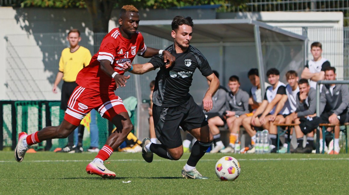 Volkan Yildiz ließ sich nur schwer einfangen und erzielte das Saulheimer 1:0.