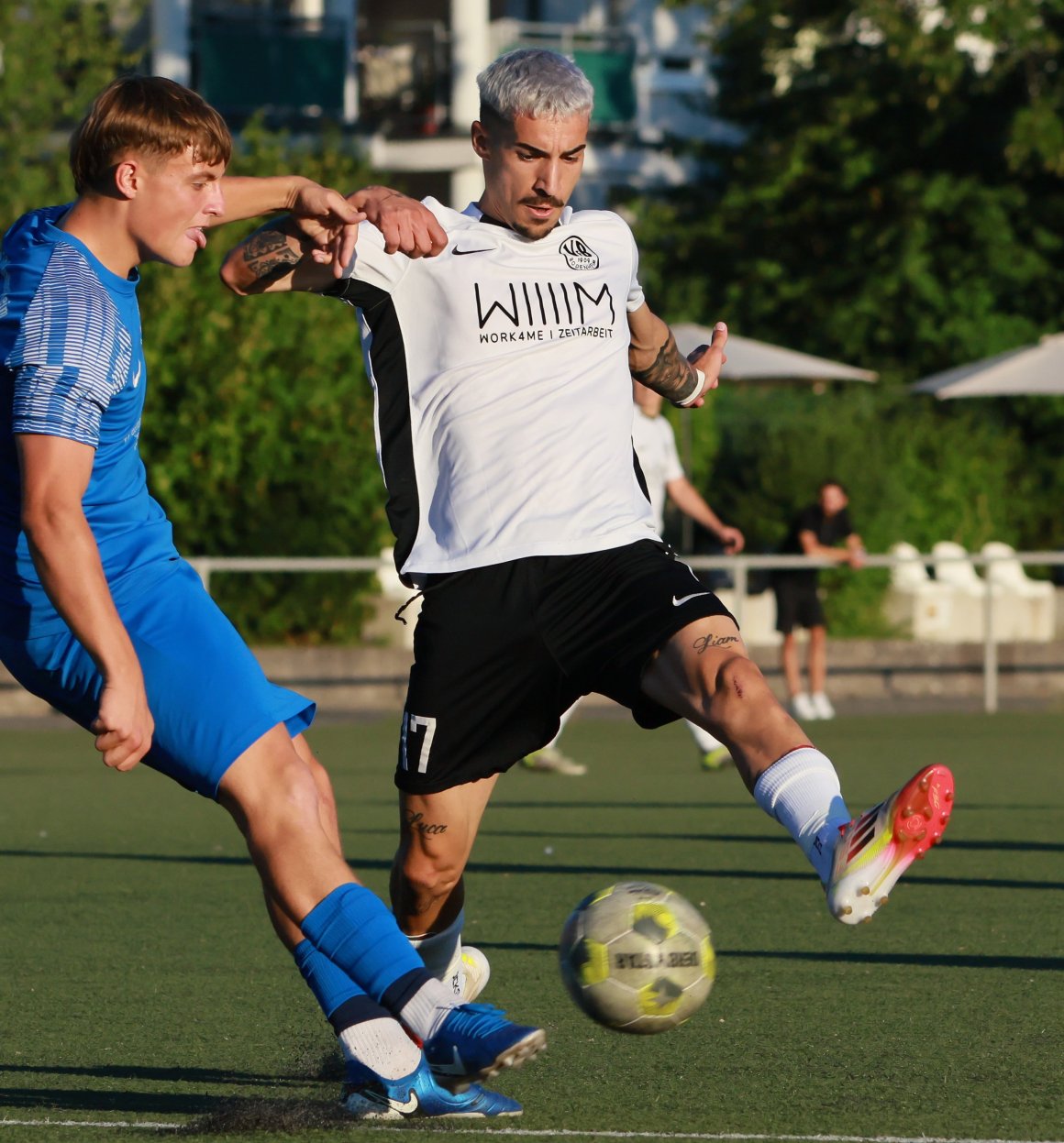 Pedro Teixeira Agrela brachte den VfB nach dem ersten Rückstand per Foulelfmeter ins Spiel zurück. Der Ausgleich zum 3:3 hielt aber gerade zwei Minuten.