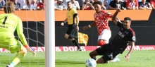 Armindo Sieb hatte lange aif einen Startelfeinsatz warten müssen und nutzte die Chance, die Trainer Bo Henriksen ihm bot.