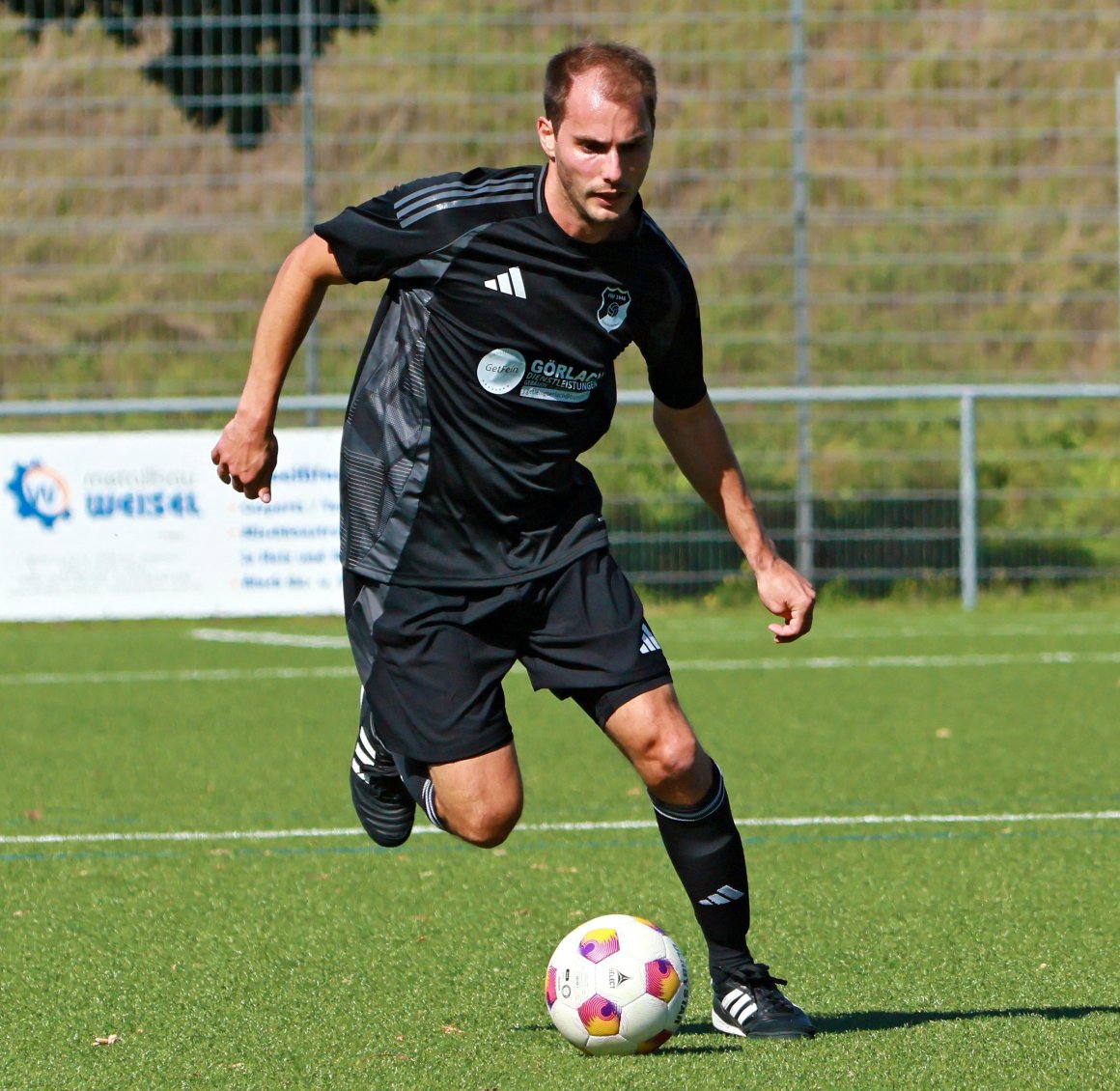 Der Saulheimer Spielertrainer Max Kimnach erfreute sich an einer starken Leistung seiner Mannschaft, nicht jedoch am Resultat.
