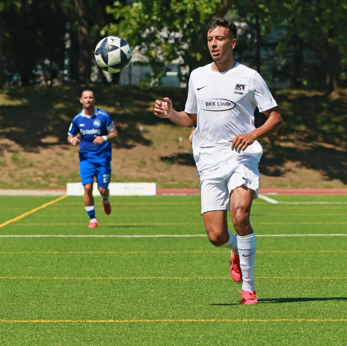 Abdellatif El Mahaoui brachte den TSV Schott in der 27. Minute in Führung.