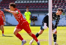 Inzwischen zum Profiteam gehörend, absolvierte Daniel Gleiber in Sandhausen erst sein fünftes Saisonspiel für die U23 und erzielte sein erstes Tor seit diesem Treffer vom Mai, erzielt gegen die Stuttgarter Kickers.