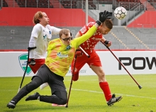 Vor einem Jahr setzten sich die Mainzer Amputiertenfußballer im Finale mit 1:0 gegen den HSV durch.