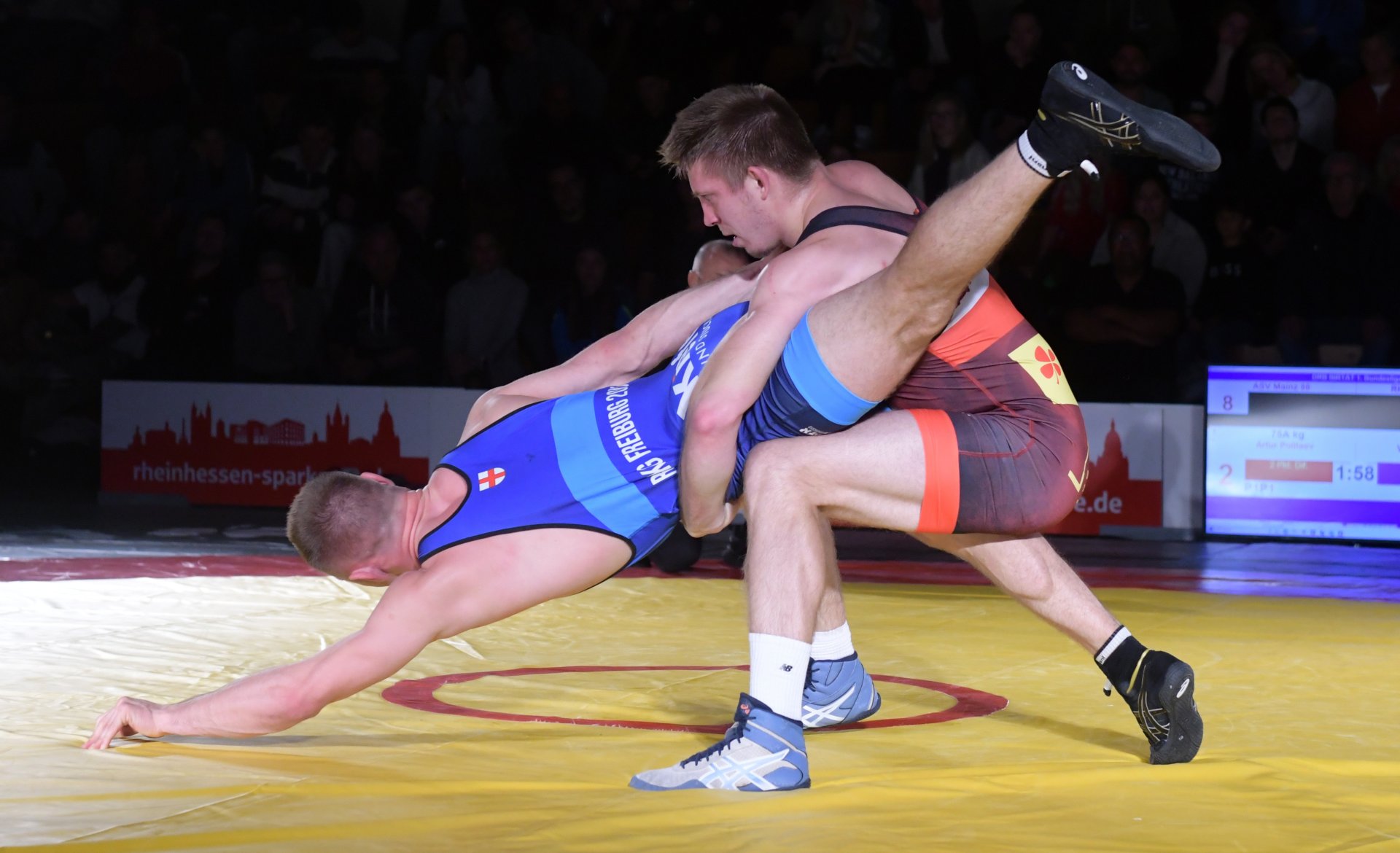 ...gegen Valentin Petic einheimste...