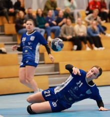 Jana Herrgen war im vorigen Spiel gegen den HSV Merzig mit sieben Treffern noch Topschützin der Bretzenheimer Zweiten, diesmal musste sie sich mit einem Tor zufriedengeben. Einige Treffer von ihr oder anderen TSG-Spielerinnen fehlten gegen die TSG Haßloch in der Endabrechnung.