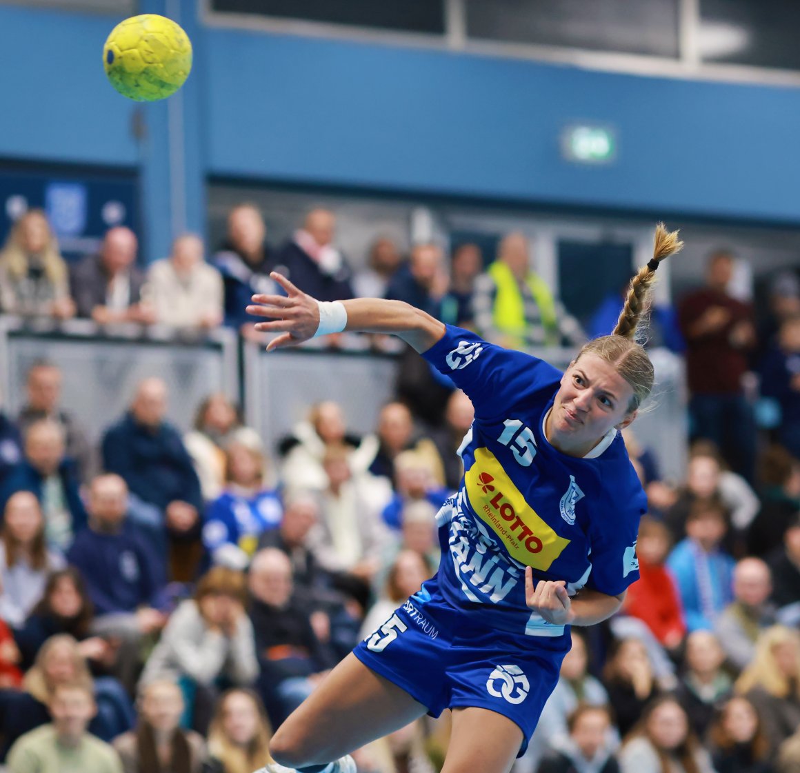 Johanna Benz ist in dieser Saison durch Blessuren ausgebremst, diesmal war die Rückraumhalbe immerhin mit drei Toren  dabei.