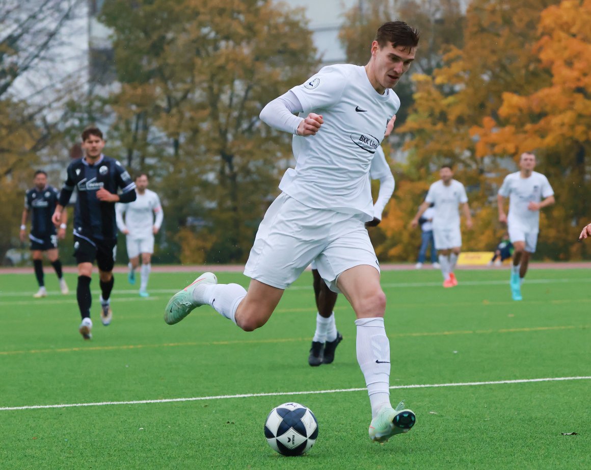 Dominik Ahlbach erzielte den einzigen Treffer in Grünstadt.
