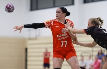 Von Rückraumschützin Juliane Specht hing in der Beseztung in Bensheim in Angriff zu viel ab, ihre sieben Treffer reichten letztlich nicht als Basis um mitzuhalten.