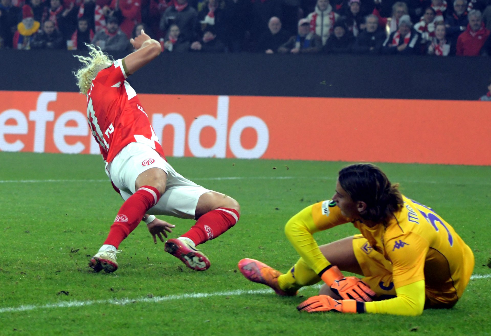 ... …in dieser Szene das 1:1.