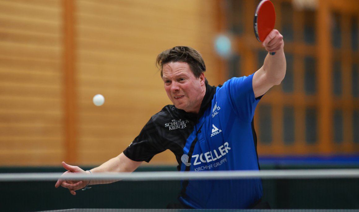 Björn Baum, die Klein-Winternheimer Nummer eins, könnte am Samstag auf die Slowenin Ana Tofant treffen.