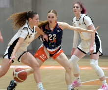 In Bad Homburg müssen die Mainzerinnen (im Bild: Svea Rehders) in der Defense mehr kommunizieren und schneller rotieren als in Ulm.