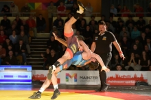 Mit diesem Wurf heimste Hayk Melikyan vier Punkte ein. Diesen Rückstand...