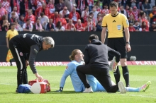 Die Adduktoren: Robin Zentner konnte nach 25 Minuten nicht mehr weitermachen.