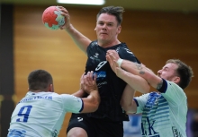 Stefan Corazolla sorgte mit zwei frühen Toren entscheidend am guten Einstieg in die erste Halbzeit mit und kam insgesamt auf fünf Treffer.