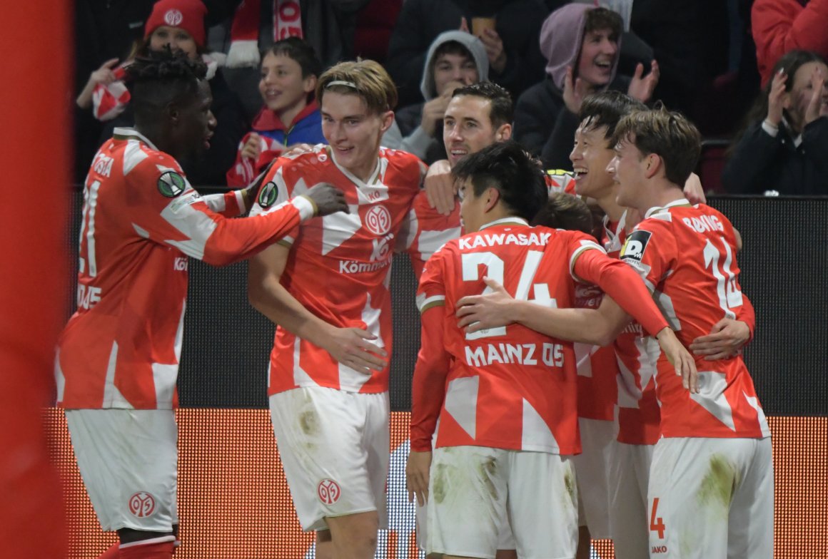 Noch ein Sieg, und die 05er stehen im Achtelfinale der Conference League.