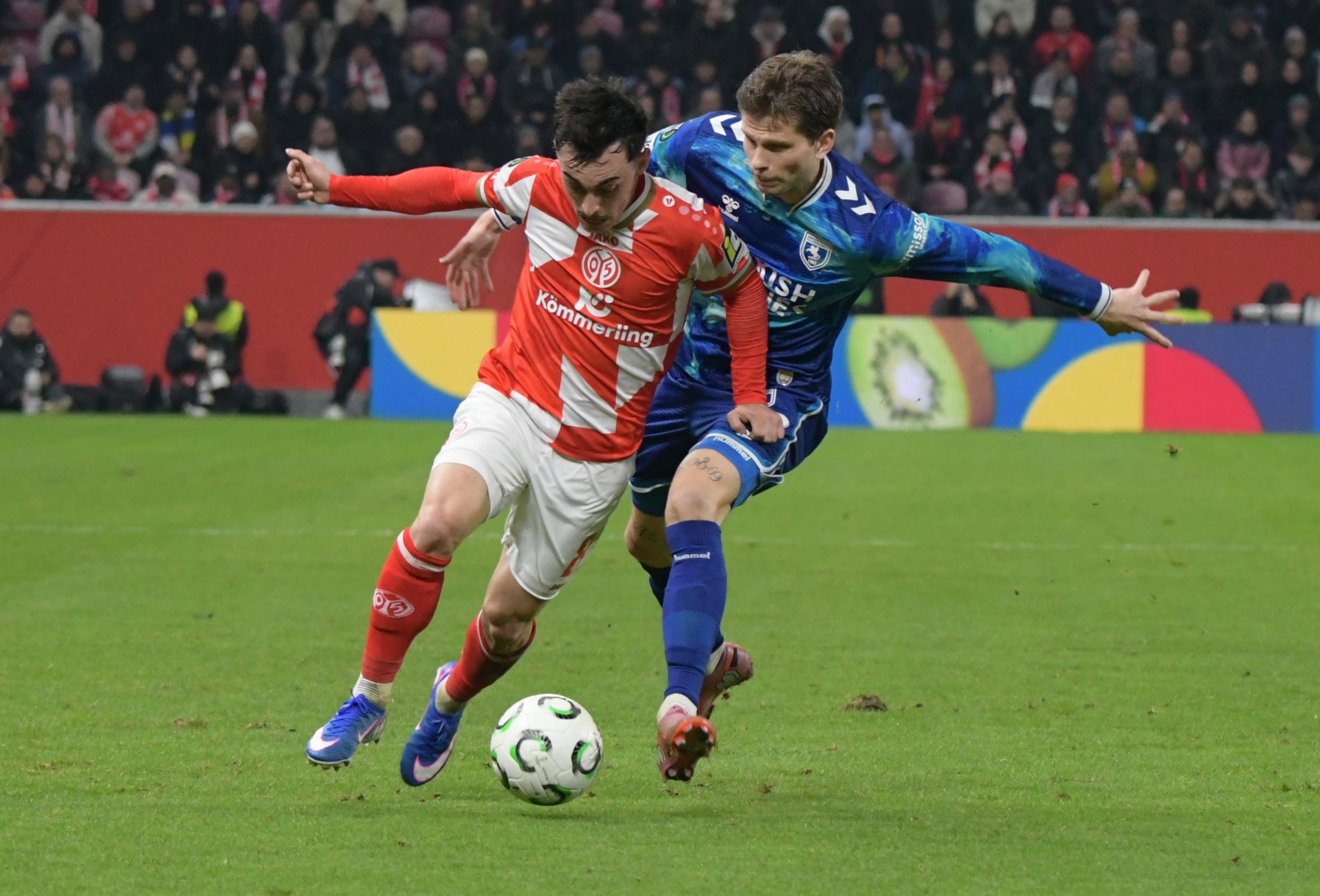 Paul Nebel ging es wie so vielen 05ern: Er machte gegen Samsunspor sein bislang bestes Saisonspiel.