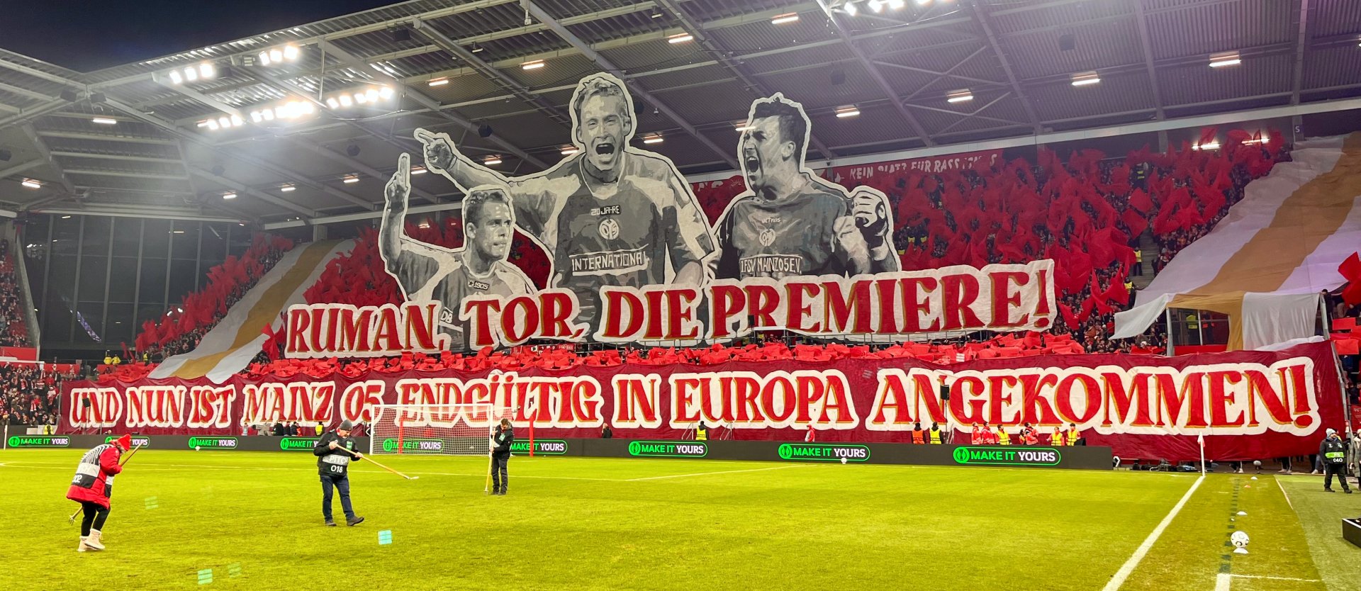 In Europa sind die 05er angekommen, sie stehen im Achtelfinale der Conference League. In der Bundesliga wollen sie sich am Sonntag gegen den FC St. Pauli zurückmelden.