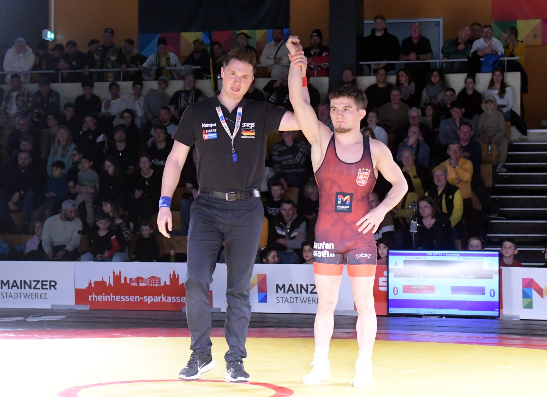 Wenig Aufwand musste Kazim Tikence für die ersten vier Punkte des Abends betreiben – die Kleinostheimer hatten die unterste Klasse nicht besetzt.