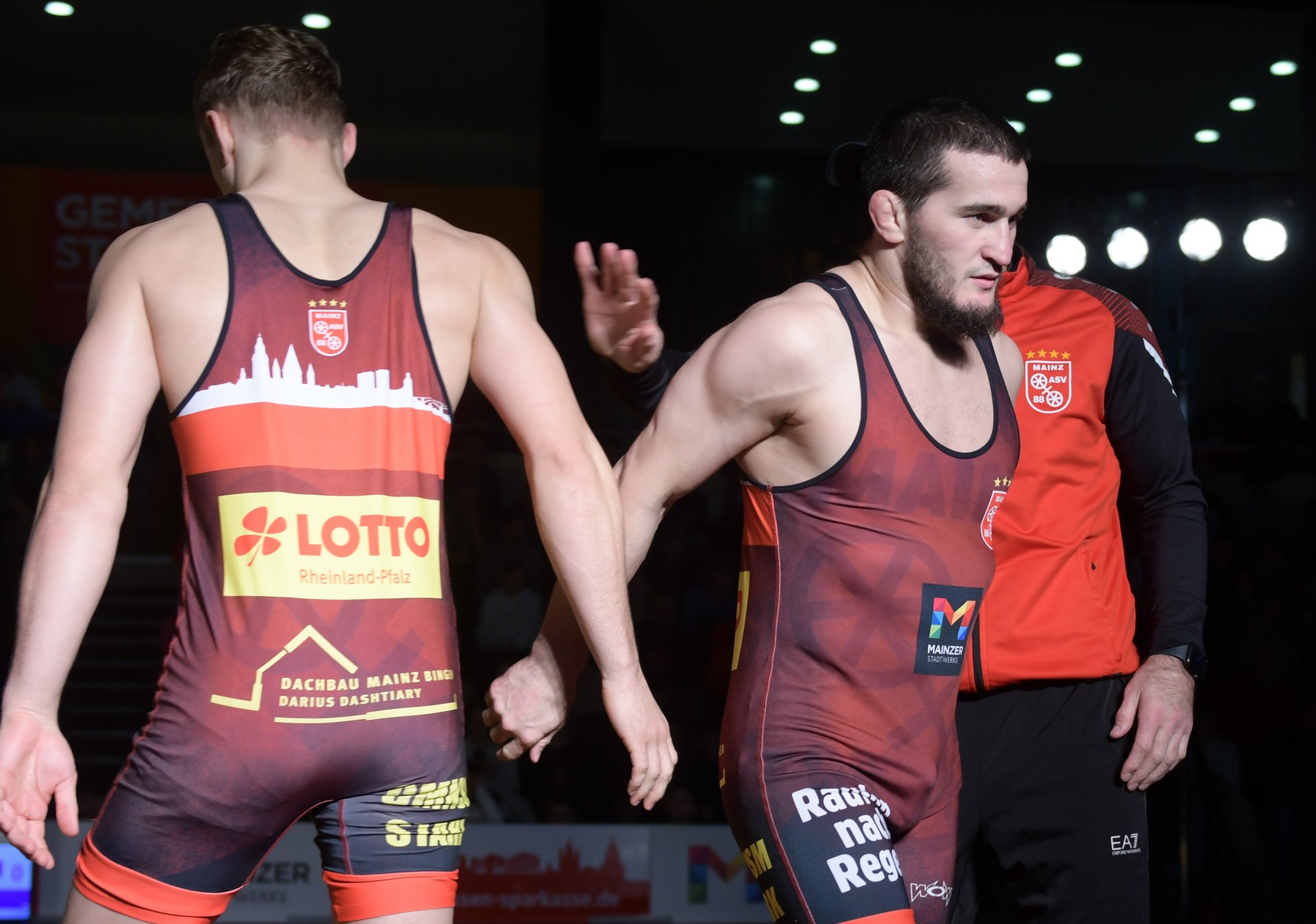 Timur Bizhoev (r.) wurde nicht gefordert…