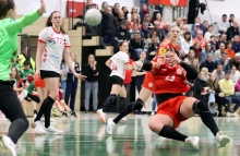 Lena Thoß kam in der Anfangsphase der zweiten Halbzeit zu drei Treffern vom Kreis.