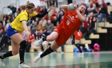 Die Effizienz, wie sie Lena Feiniler am Kreis zeigte, fehlte auf anderen Positionen, allerdings kam sie kaum um Abschluss.