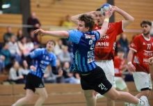 Kreisläufer Levin Braun soll in der kommenden Saison ins Regionalligateam wechseln, der A-Jugendliche musste diesmal die fehlenden Stammkräfte ersetzen und bot für Trainer Philipp Becker eine starke Vorstellung.