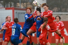 Deutlich überlegen waren die 05erinnen im Spiel gegen den SV Meppen, Kapital schlugen sie daraus jedoch nicht.