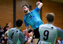 Bei seinem Treffer zur 21:18-Führung knickte Sören Dübal mit dem Fuß um und musste das Spiel beenden. 