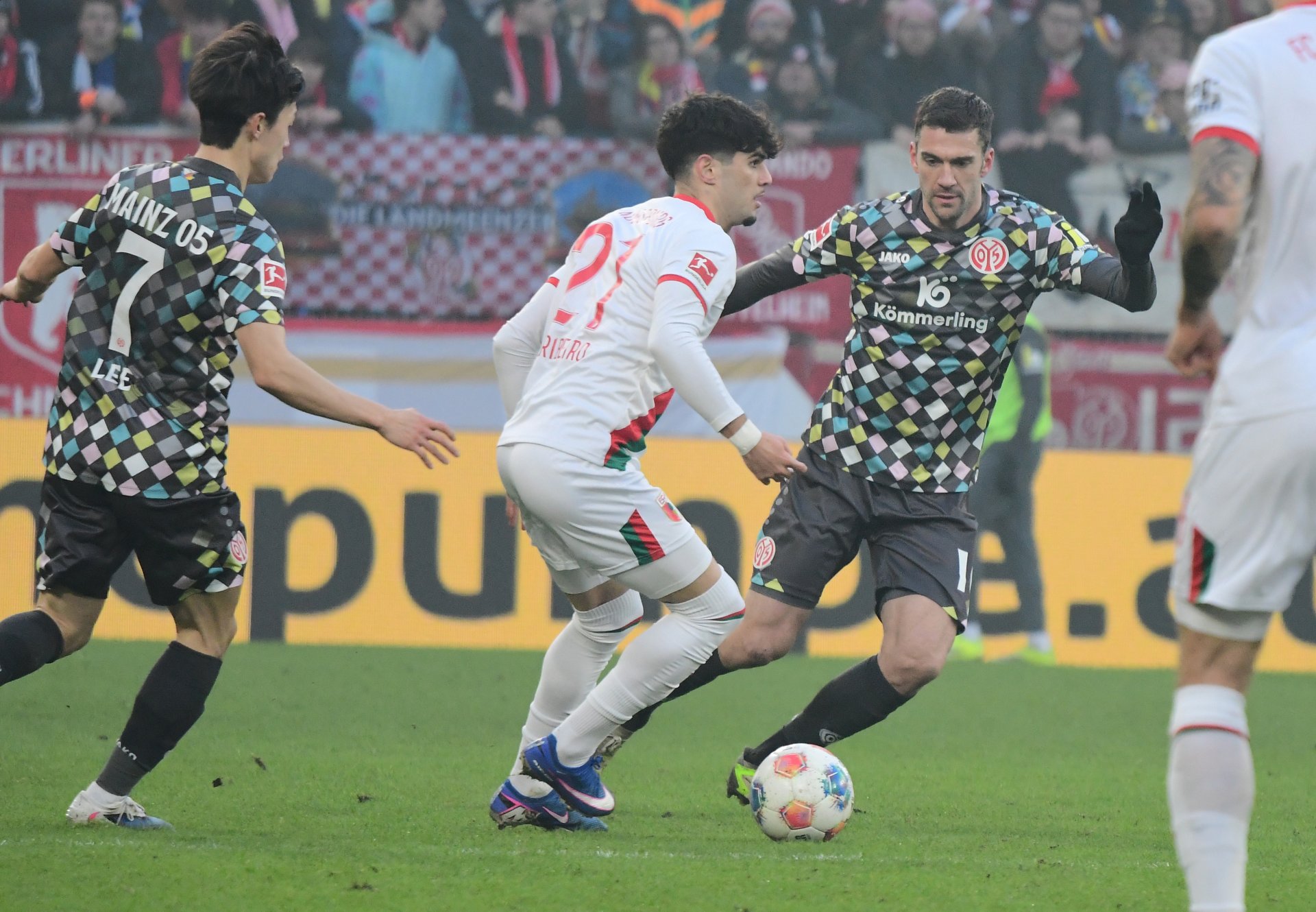 …als auch bei seinen Vorstößen.