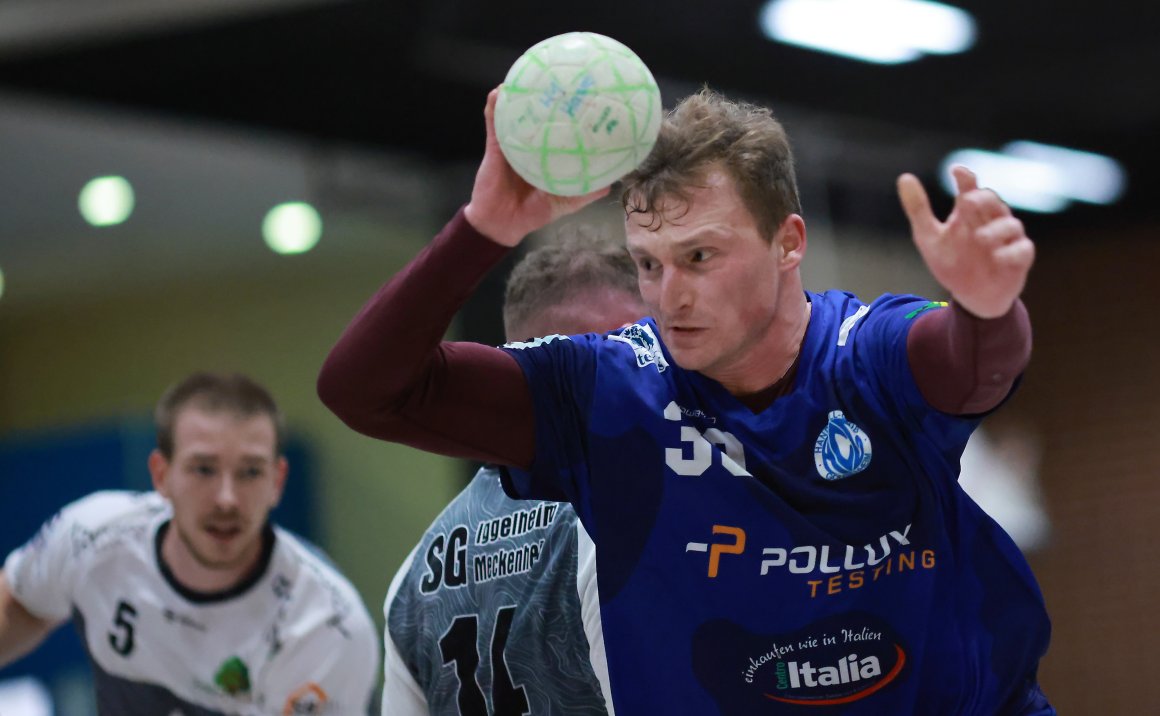 Johannes Schmitz ist wie gehabt wichtigster Rückraumschütze beim HCG, diesmal füllte er diese Aufgabe mit sieben Toren stark aus.