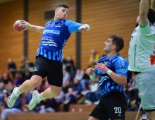 Lukas Nagel (l.) und Max Panther waren zwei Sportfreunde, die gegen die HF Illtal über ihrem Trefferschnitt performten.