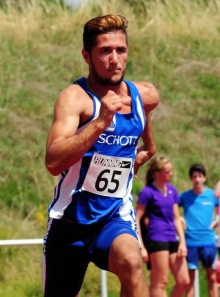 Machte auch in der Halle eine gute Figur: Siyar Nazary lief in Saarbrücken über 60 Meter zu neuer Bestleistung von 6,99 Sekunden und qualifizierte sich für die U20-DM.